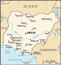 Map of Nigeria